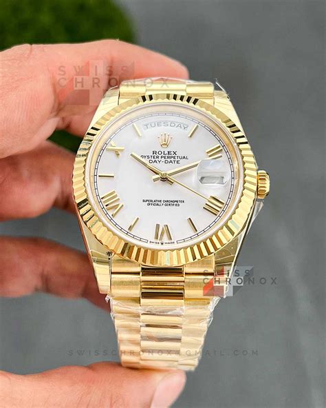 solid gold rolex watch price|rolex day date 40 yellow gold.